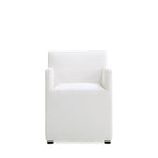 Square Armchair with Upholstered Seat - Available in Multiple Colors