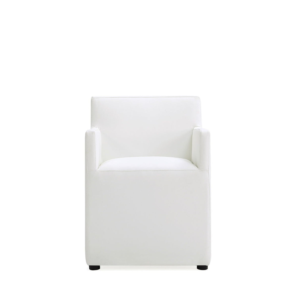 Square Armchair with Upholstered Seat - Available in Multiple Colors