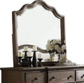 Weathered Mirror with Beveled Edge - Oak