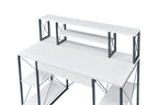 Amiel All Purpose Writing Desk with Storage - Black, Dark Gray, or White