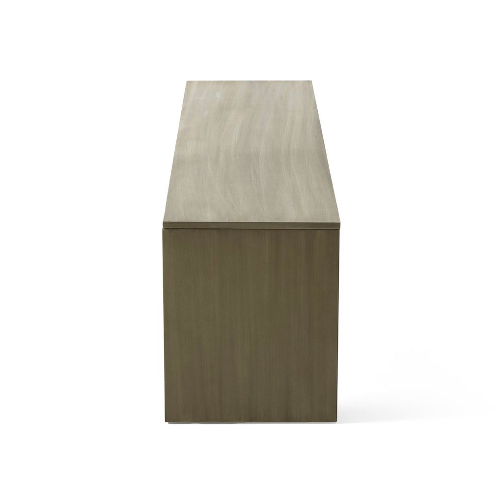 Acacia Wood Dining Bench with Versatile Use - Grey+Taupe