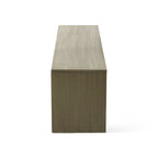 Acacia Wood Dining Bench with Versatile Use - Grey+Taupe