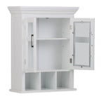 Avington 2 Door Wall Cabinet with Cubbies - Pure White