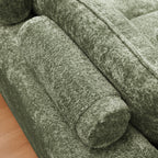 Sectional Sofa with Moveable Ottoman and Modular Design - Multiple Colors