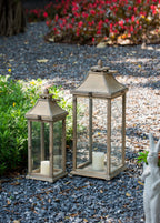 Ivory Candle Lantern Decorative Set