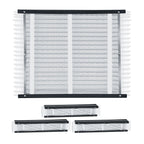 MERV 13 Electrostatic Pleated HVAC Furnace Filter 4-Pack with High Efficiency - White