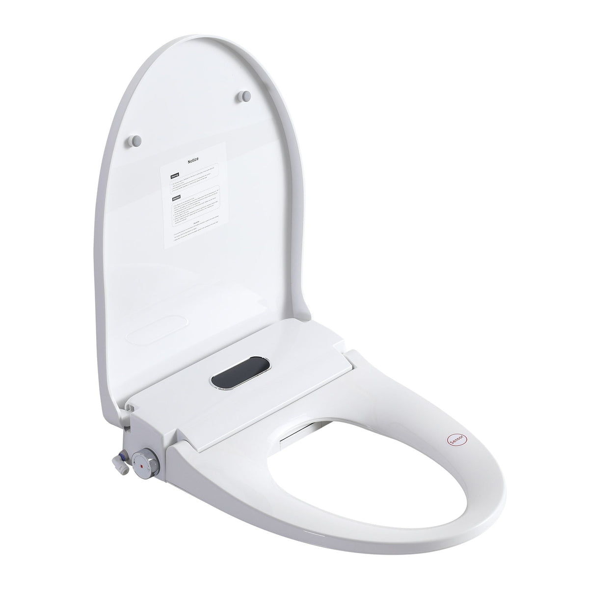Smart Bidet Toilet Seat with Adjustable Heated Seat - White