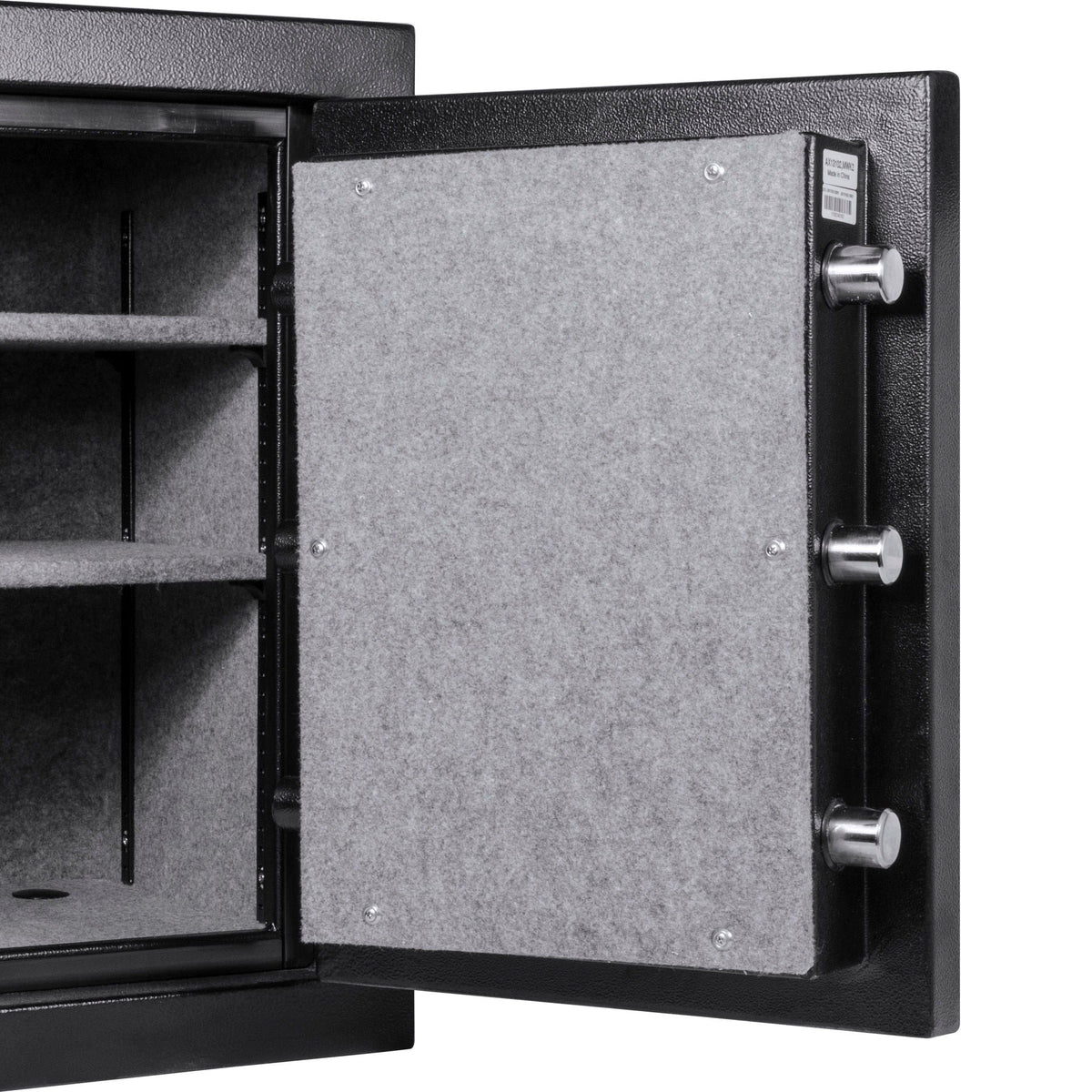 Fireproof Protection Safe Vault with Advanced Locking Mechanism - Black
