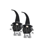 Black Fabric Gnomes Accessories Set with 'Boo' Banner - Set of 2