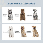 PawHut Large Elevated Dog Bowls with Storage Cabinet