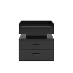 1 Set Nightstand with Adjustable LED Strip Light