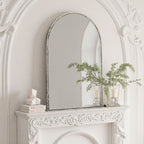 Arched Mirror with Shatterproof Glass - Silver or Gold