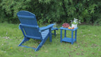 Outdoor Adjustable Lounge Chair with Built-in Cup Holder - Brown