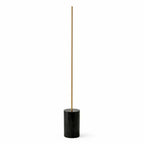 Prism - LED Floor Lamp with On/Off Switch Base - Gold/Marble