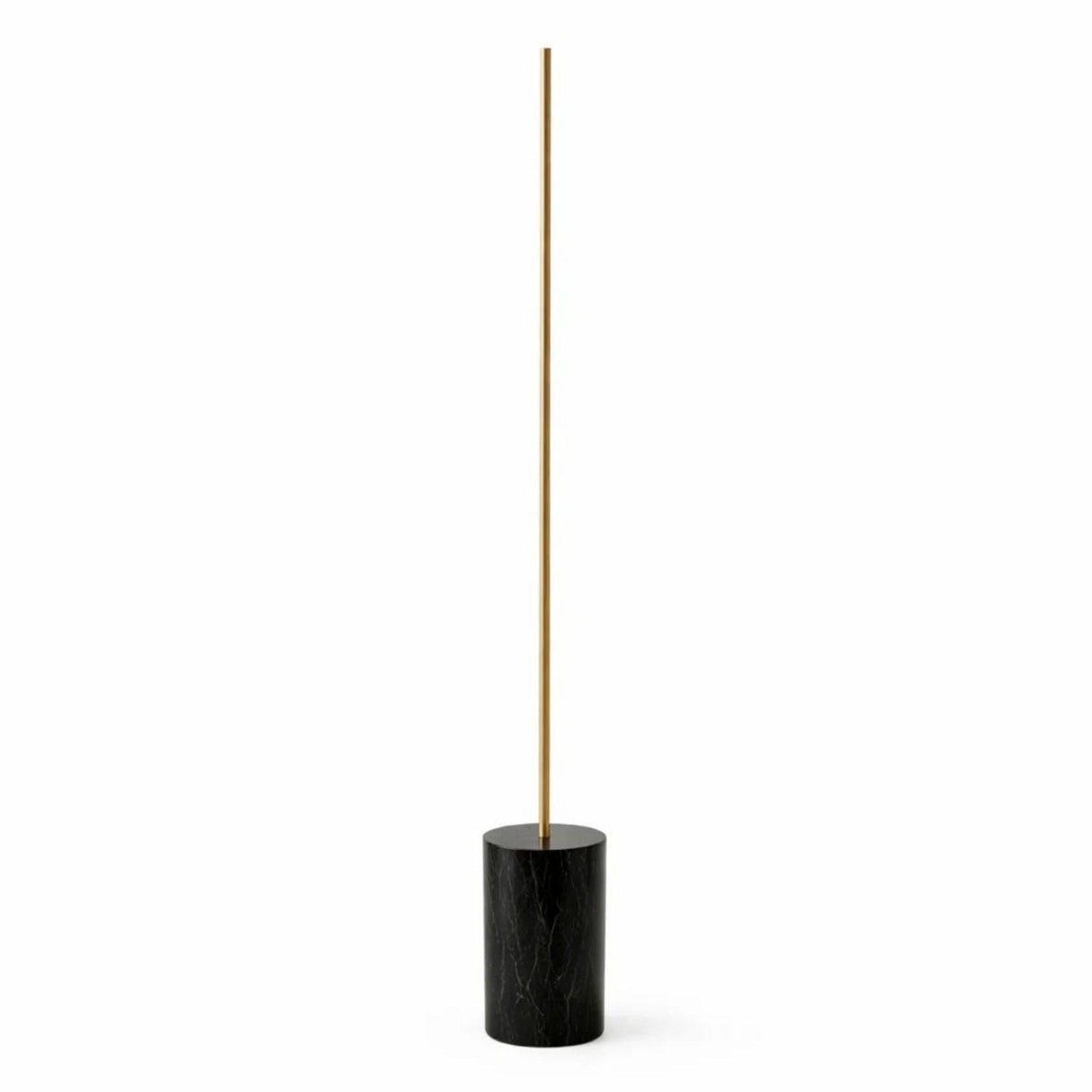 Prism - LED Floor Lamp with On/Off Switch Base - Gold/Marble