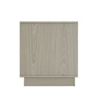 Modern Nightstand with Push to Open Drawers - Dark Gray, Dark Brown, or Light Brown