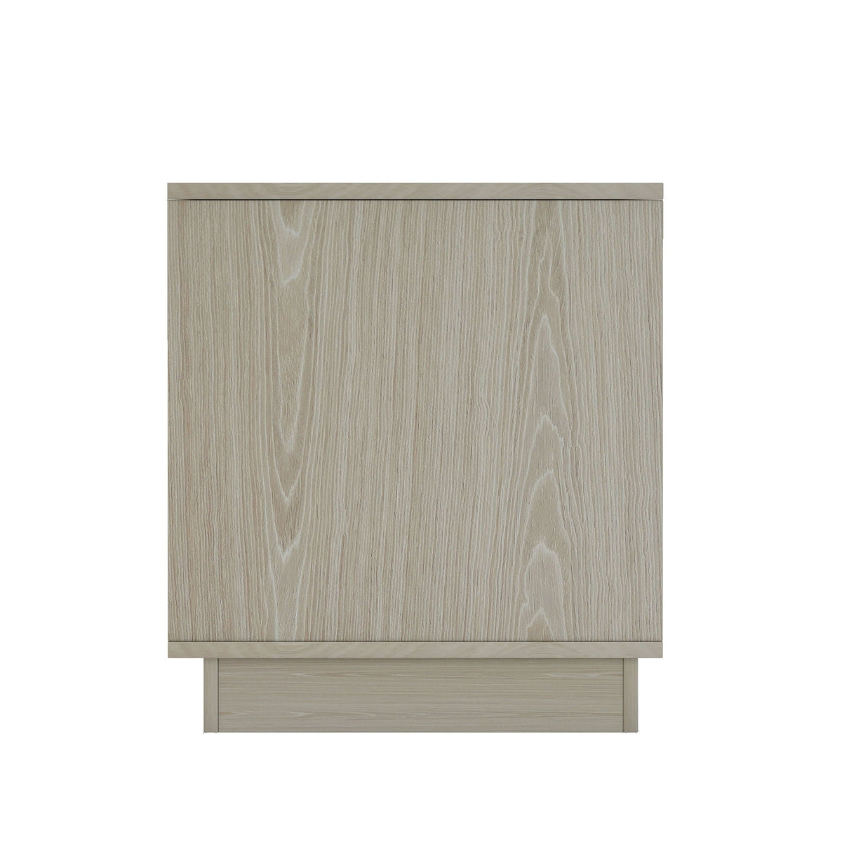 Modern Nightstand with Push to Open Drawers - Dark Gray, Dark Brown, or Light Brown