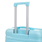 HIFINE Tourist 3-Piece ABS Spinner Wheel Luggage Set (Blue)