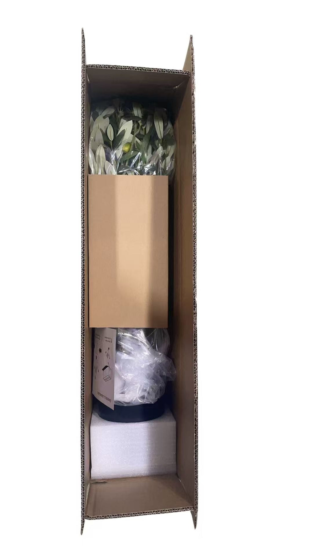 5' Artificial Olive Tree with Realistic Green Leaves - Green Leaves
