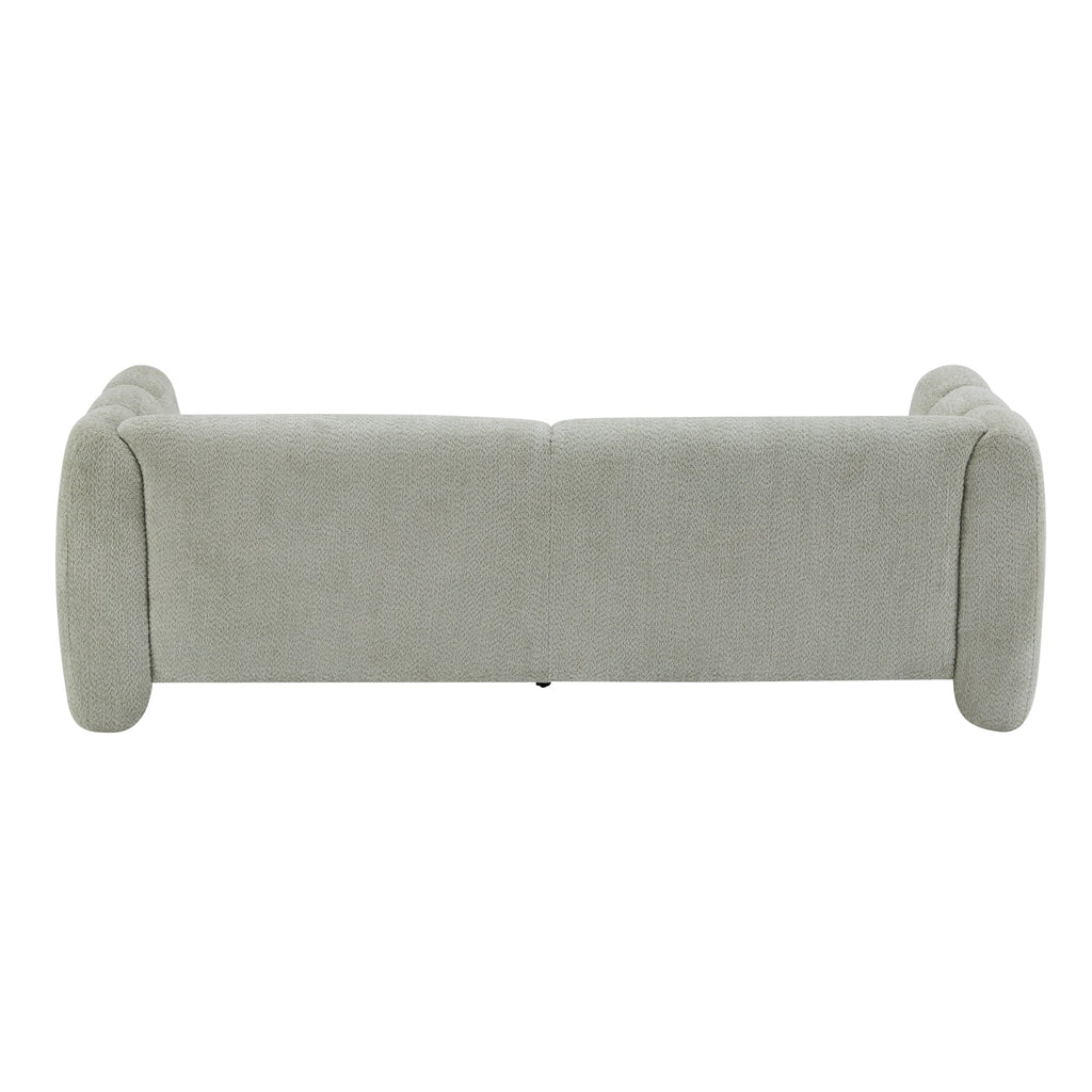 Boucle 3-Seater Sofa with Wave Design - 83"