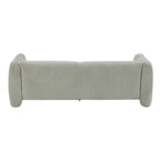 Boucle 3-Seater Sofa with Wave Design - 83"