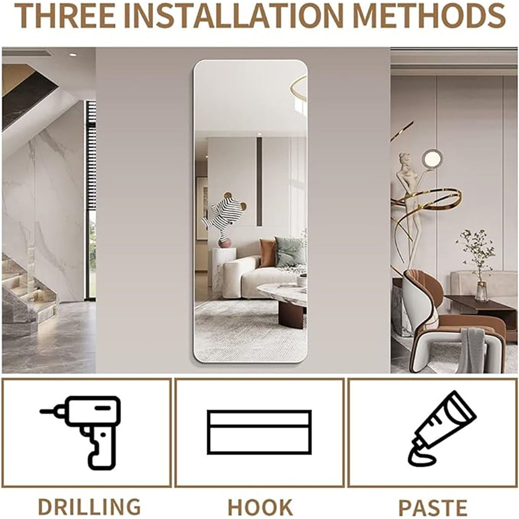 Full Body Round Corner Mirror