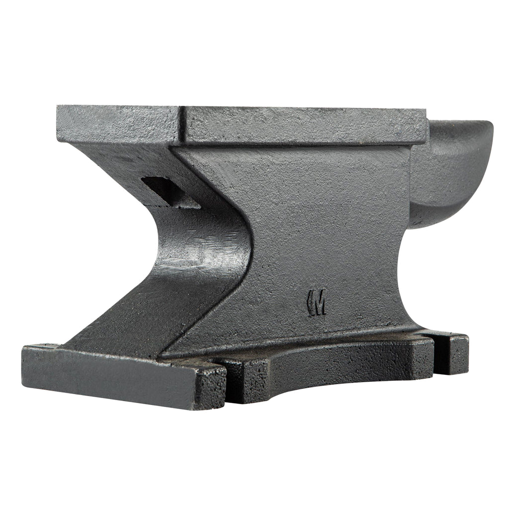 100 Lbs Single Horn Anvil with Countertop and Stable Base - Black