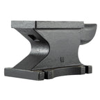 100 Lbs Single Horn Anvil with Countertop and Stable Base - Black