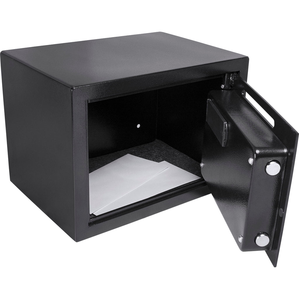 Compact Keypad Depository Safe with Dual PIN Access - Black