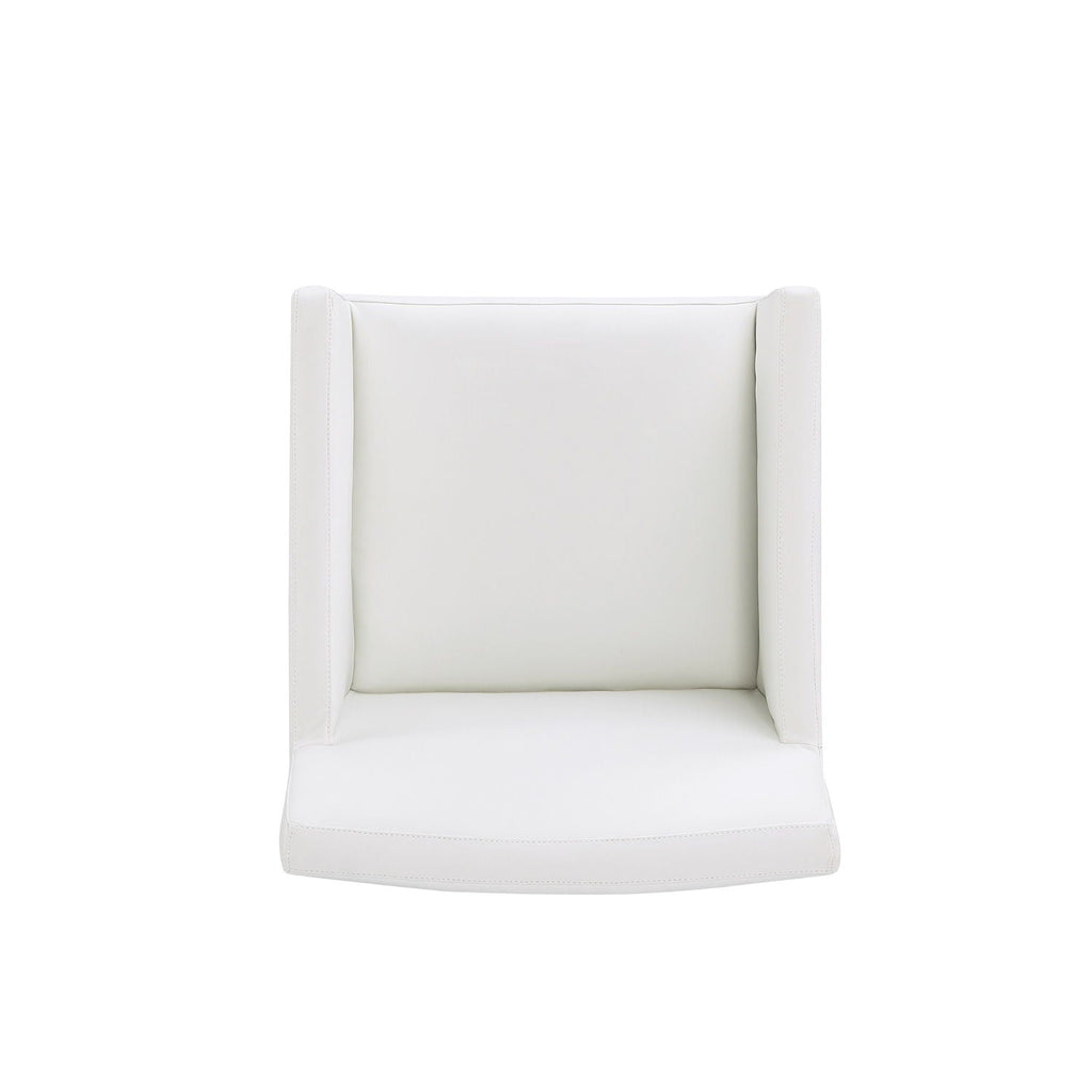 Square Armchair with Upholstered Seat - Available in Multiple Colors