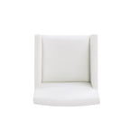 Square Armchair with Upholstered Seat - Available in Multiple Colors