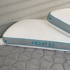 BedGear Frost Pillow 3.0 Cooling King Pillow with Dual-Sided Support - White