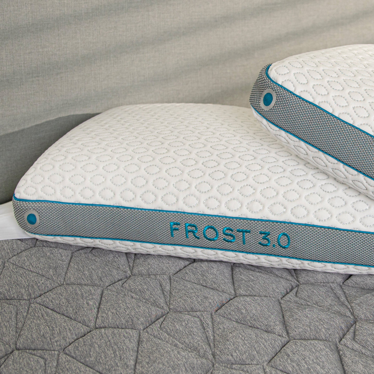 BedGear Frost Pillow 3.0 Cooling King Pillow with Dual-Sided Support - White