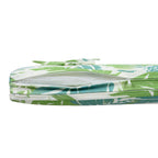 2" Thick Floral Chaise Lounge Cushion with Waterproof Foldable Design - Leaf Coconut