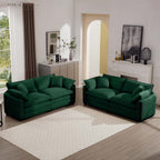 Oversized Deep-Seat Fabric Sofa & Chair Sets