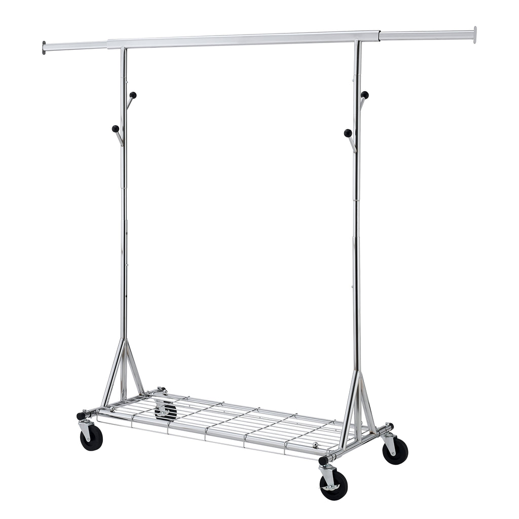 Heavy Duty Rolling Clothes Rack with 600 lbs Capacity - Iron