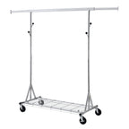 Heavy Duty Rolling Clothes Rack with 600 lbs Capacity - Iron