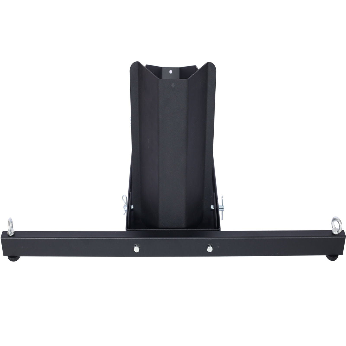Heavy Duty Adjustable Motorcycle Stand / Wheel Chock with 1800 lb Capacity - Black