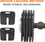 Adjustable 9 in 1 Dumbbell with Carbon Steel Construction - 50LB