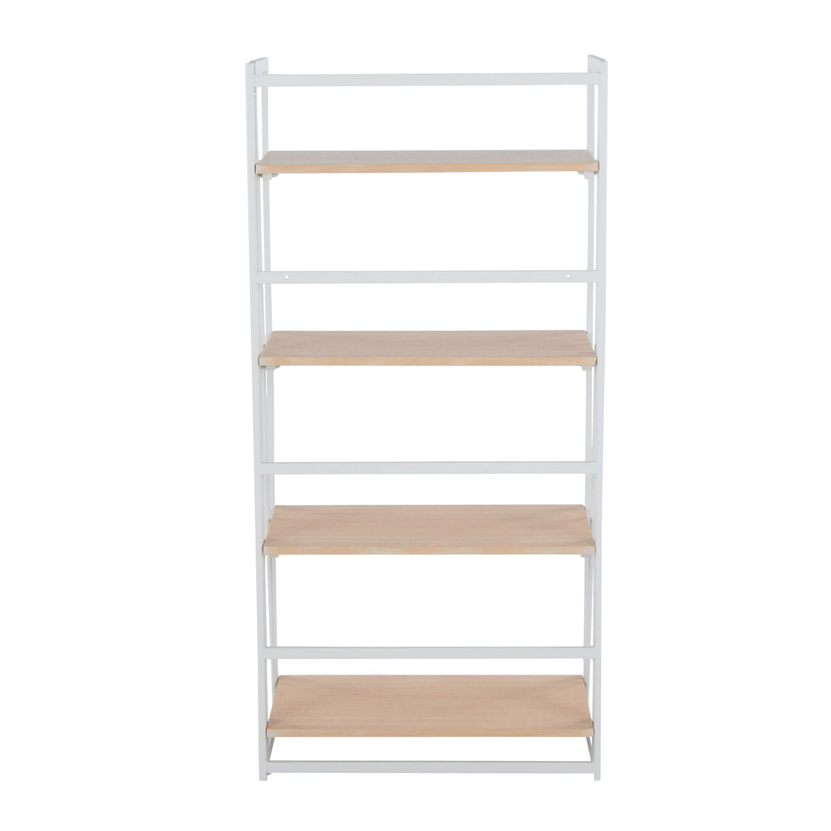 Contemporary Bookcase with Four Open Shelves - White or Black