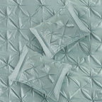 7 Piece Tufted Comforter Set Seafoam California King