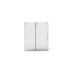 Pearl Silver Sliding Frameless Shower Door with Easy Clean Tempered Glass