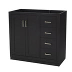 Retro Style Bathroom Vanity with Soft Closing Doors - Multiple Colors