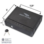 Portable Quick Access Safe with Steel Construction - Matte Black