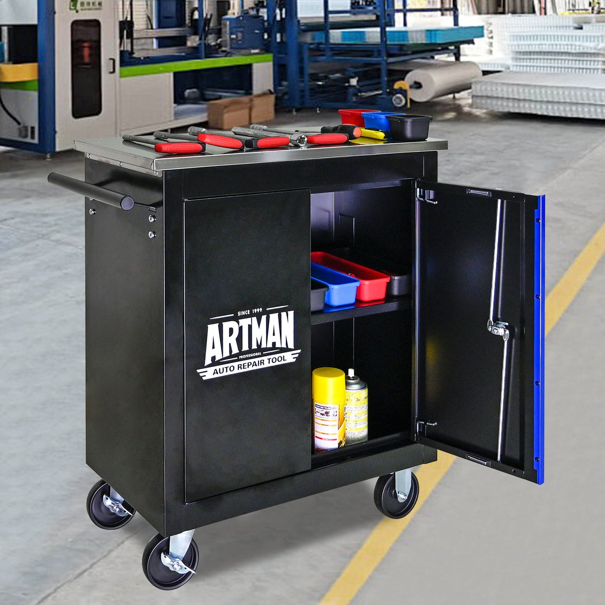 Lockable Double Door Storage Locker with Double Doors - Steel