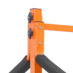 Freestanding Kayak Storage Rack with Adjustable Width - Orange or Natural