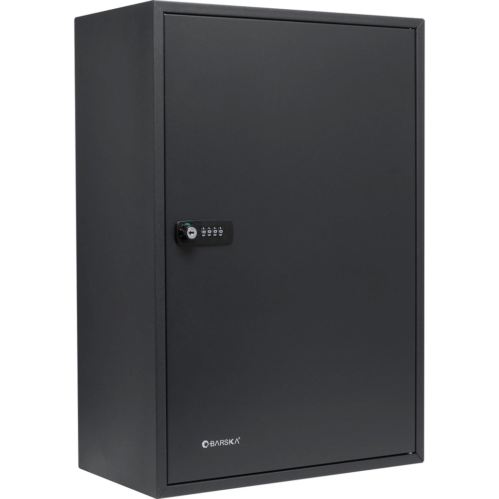 Adjustable Key Cabinet With Combination Lock - Black
