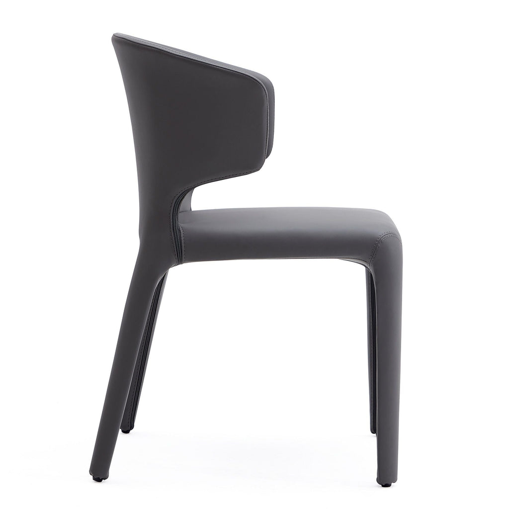 Conrad Dining Chair Set of 2 with Metal Frame - Multiple Colors