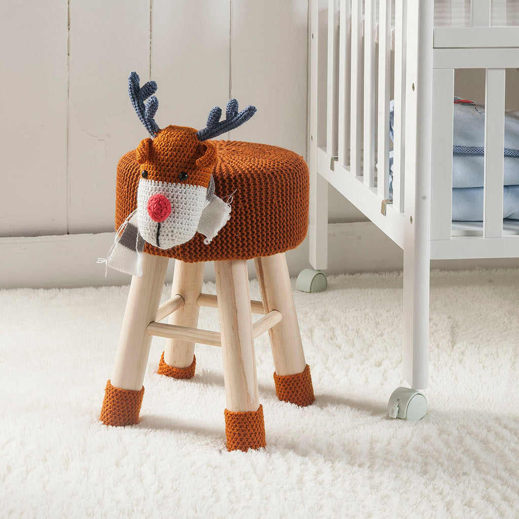 Animal Ottoman Stool - Cute Deer Design for Kids