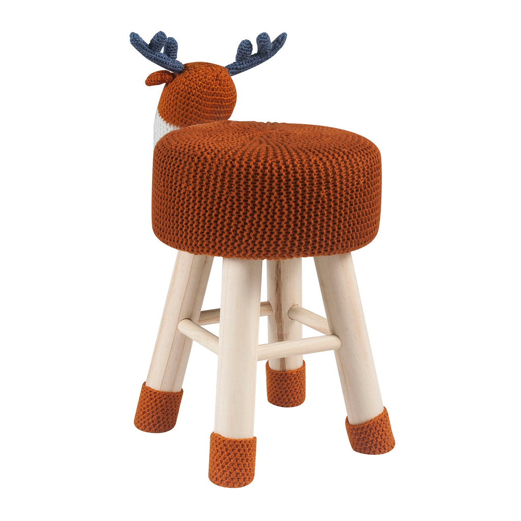 Animal Ottoman Stool - Cute Deer Design for Kids